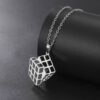 OT1033-1 Collar 3x3 Plateado