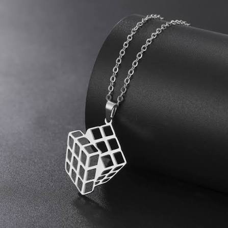 Collar 3x3 Plateado